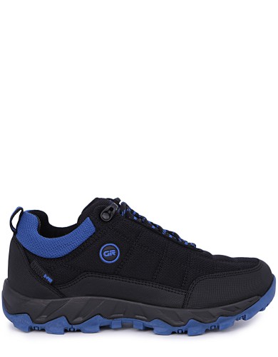 Черные текстильные демисезонные кроссовки 