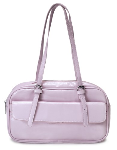 Розовая  средняя женская сумка