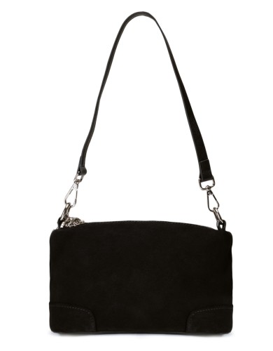 Черная  средняя женская сумка