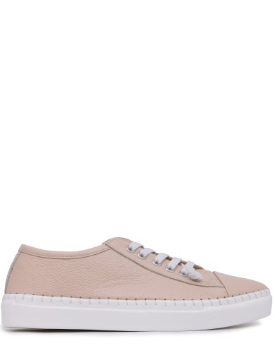 Кожаные демисезонные кеды