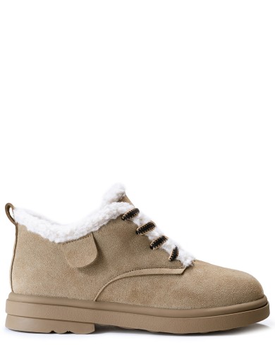 Бежеві   черевики зимові