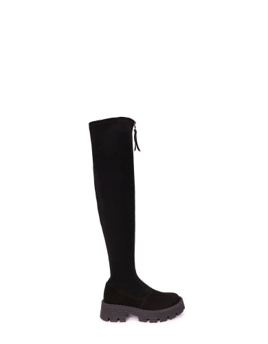 Чорні  демісезонні ботфорти