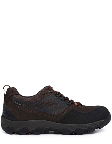 Коричневі нубукові демісезонні кросівки