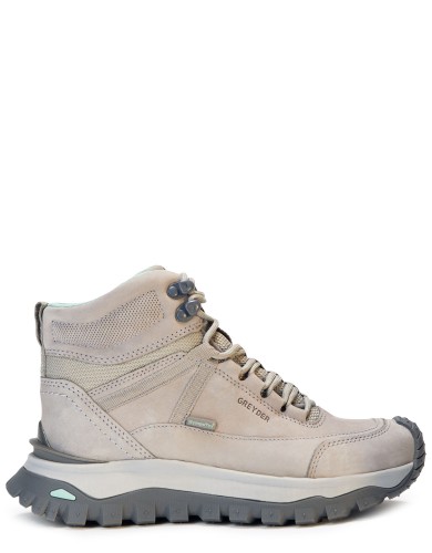 Серые  нубуковые демисезонные ботинки 