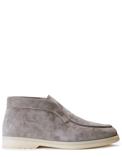 Сірі  хутром лофери жіночі з