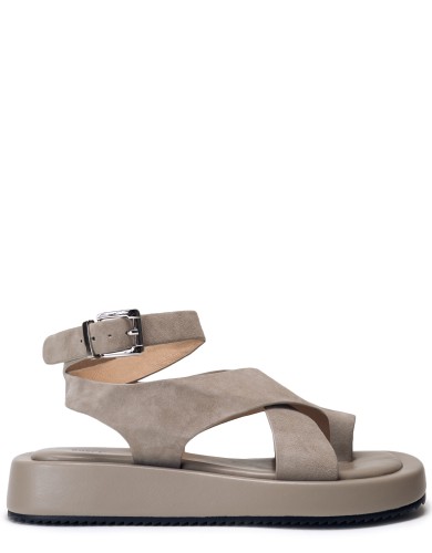 Бежевые  сандалии