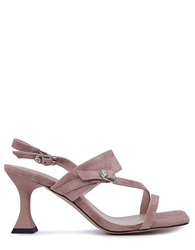 Замшеві босоніжки