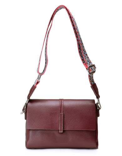 Кожаная маленькая женская сумка