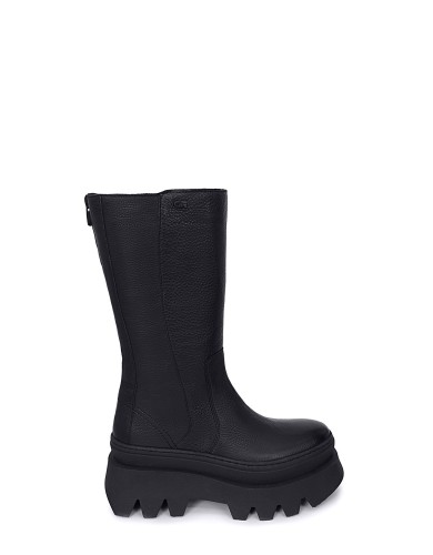 Чорні шкіряні демісезонні черевики